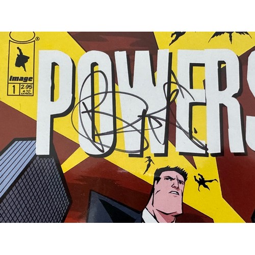 270 - Powers #1 (signed by Bendis, no COA) Image Comics 2000. NM Condition. Bagged & Boarded.