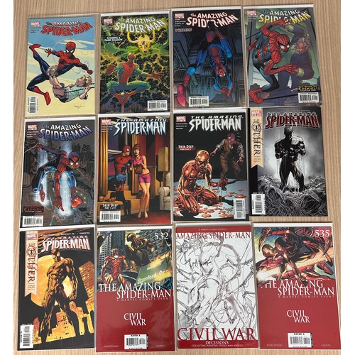 273F - Amazing Spider-Man bundle 39 issues between #502 and #599. Marvel Comics from 2003 Onwards. All VFN ... 