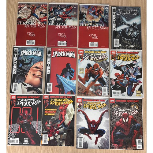 273F - Amazing Spider-Man bundle 39 issues between #502 and #599. Marvel Comics from 2003 Onwards. All VFN ... 