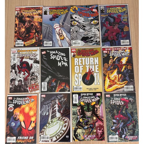 273F - Amazing Spider-Man bundle 39 issues between #502 and #599. Marvel Comics from 2003 Onwards. All VFN ... 