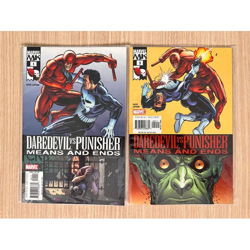 276 - Daredevil vs. Punisher: Means & Ends #1-6. Complete Mini series. Marvel Comics 2005. VFN Condition. ... 