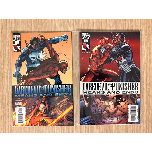 276 - Daredevil vs. Punisher: Means & Ends #1-6. Complete Mini series. Marvel Comics 2005. VFN Condition. ... 