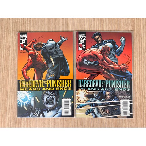 276 - Daredevil vs. Punisher: Means & Ends #1-6. Complete Mini series. Marvel Comics 2005. VFN Condition. ... 