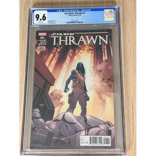 278A - STAR WARS: THRAWN #1 CGC 9.6. Slabbed Comic CGC. Marvel Comics 2018.