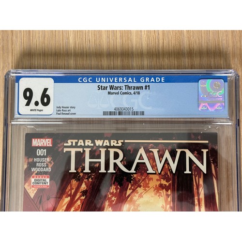 278A - STAR WARS: THRAWN #1 CGC 9.6. Slabbed Comic CGC. Marvel Comics 2018.