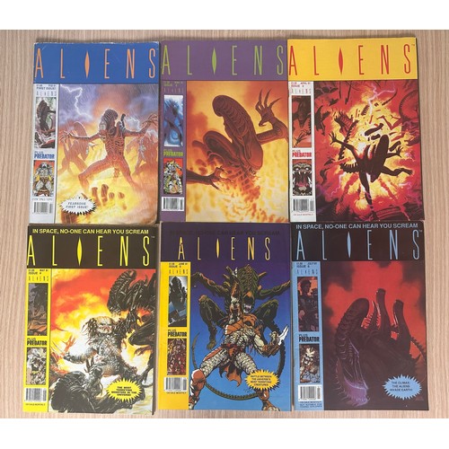 277 - ALIENS - UK Trident Comics #1 - 16 Complete set plus #17 First Dark Horse Comic. Rare complete run o... 