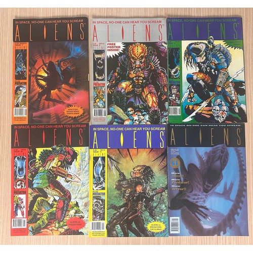 277 - ALIENS - UK Trident Comics #1 - 16 Complete set plus #17 First Dark Horse Comic. Rare complete run o... 