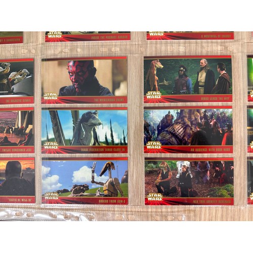 279D - Star Wars Episode 1 Topps WideVision Trading Card's - Complete Set #1 - 80. 1999. Mint Condition in ... 