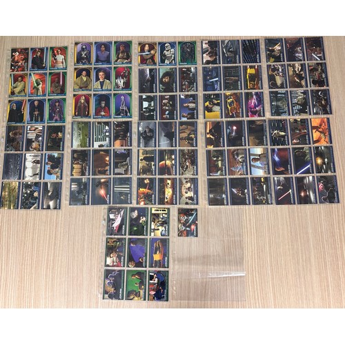 279E - Star Wars: Attack of the Clones Topps trading cards Complete Set #1 - 100. Mint condition In protect... 