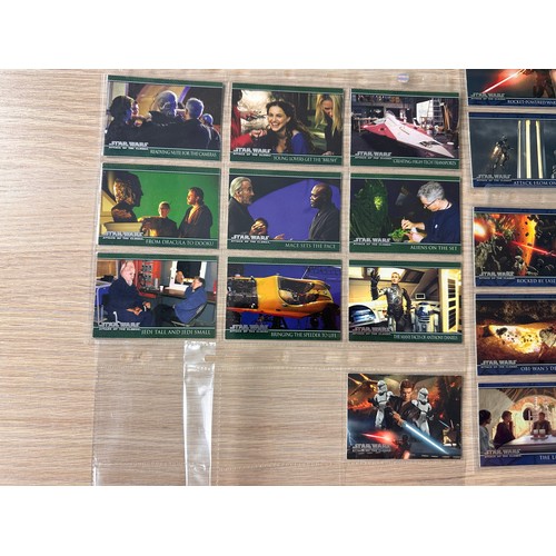 279E - Star Wars: Attack of the Clones Topps trading cards Complete Set #1 - 100. Mint condition In protect... 