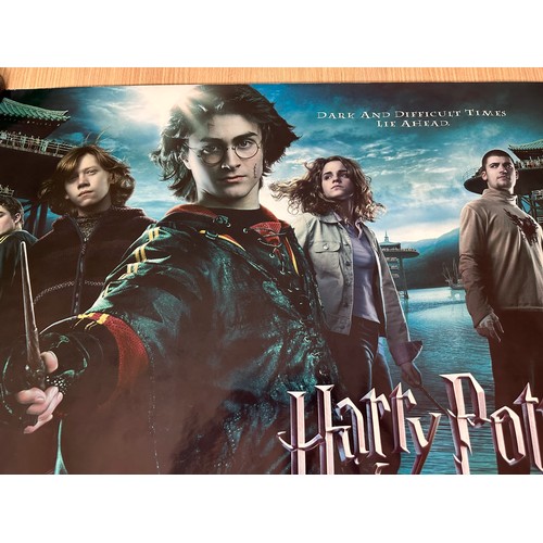 284A - HARRY POTTER ORIGINAL UK QUAD FILM MOVIE POSTER COLLECTION - 4 Full Size Double Sided Posters All 30... 