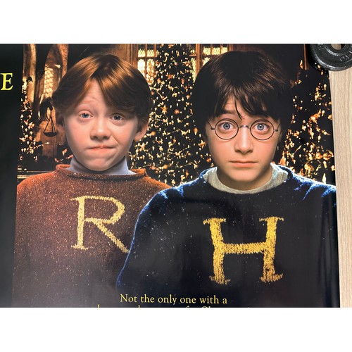 284A - HARRY POTTER ORIGINAL UK QUAD FILM MOVIE POSTER COLLECTION - 4 Full Size Double Sided Posters All 30... 