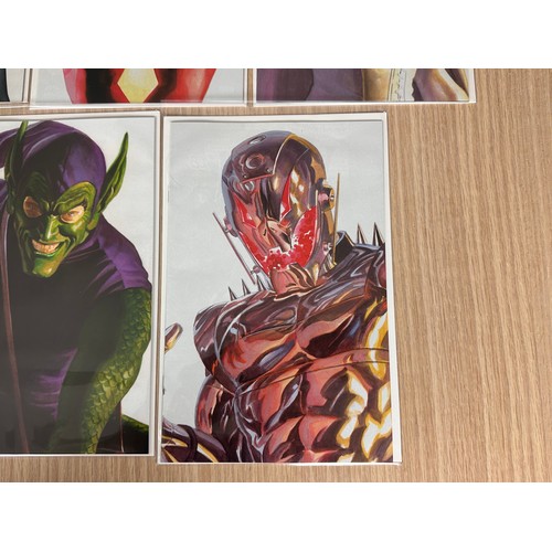 8A - ALEX ROSS TIMELESS VILLAINS VARIANT SET. Complete set of first 17 variant covers. Featuring Venom, K... 