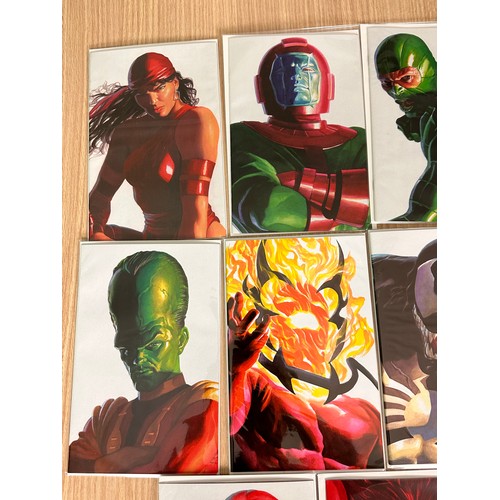 102 - ALEX ROSS TIMELESS VILLAINS VARIANT SET. Complete set of first 17 variant covers. Featuring Venom, K... 