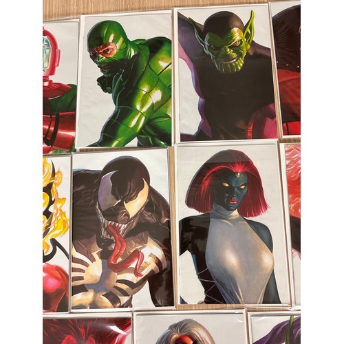 102 - ALEX ROSS TIMELESS VILLAINS VARIANT SET. Complete set of first 17 variant covers. Featuring Venom, K... 