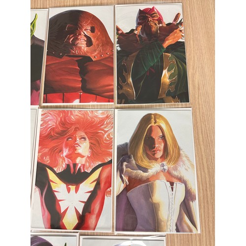 102 - ALEX ROSS TIMELESS VILLAINS VARIANT SET. Complete set of first 17 variant covers. Featuring Venom, K... 