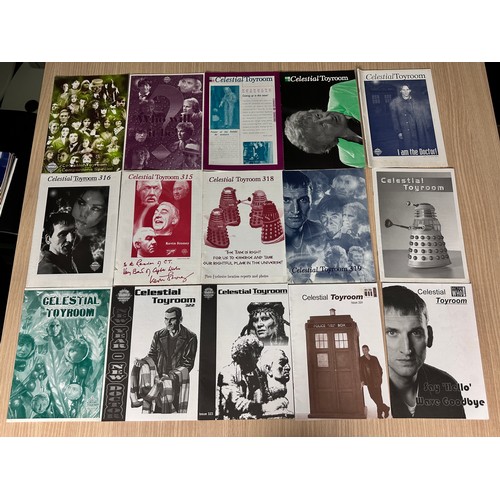 338 - 38 Issues of DOCTOR WHO Fanzine - Celestial  Toyroom from issues  #292 - 346.
From 2002 - 2007.
Maga... 