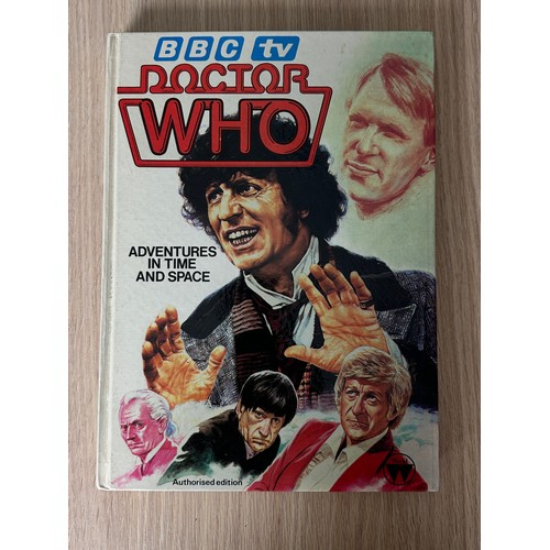 343 - DOCTOR WHO ADVENTURES IN TIME AND SPACE HARDBACK BOOK.
Rare and collectible book. published by World... 