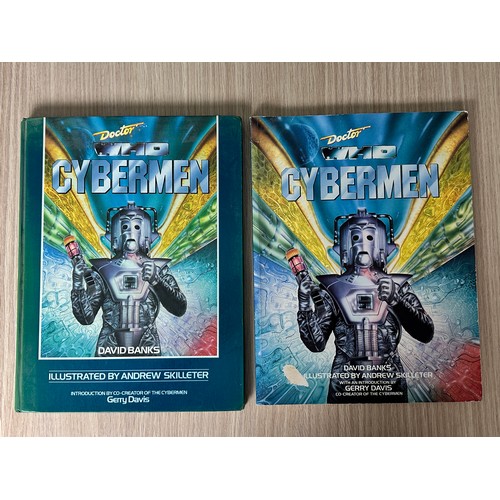 345 - DOCTOR WHO CYBERMEN HARDBACK & PAPERBACK Books. 2 Books.
Author David Banks.