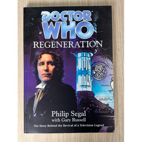 346 - DOCTOR WHO REGENERATION SOFTBACK BOOK by Philip Segal. A Rare and collectible book. published by Har... 