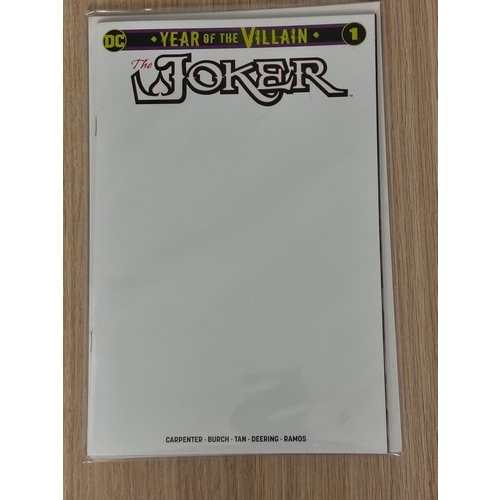 44 - THE JOKER BUNDLE. Features 80th Anniversary Mattina Variant,  Year of the Villain Joker #1 Blank Var... 