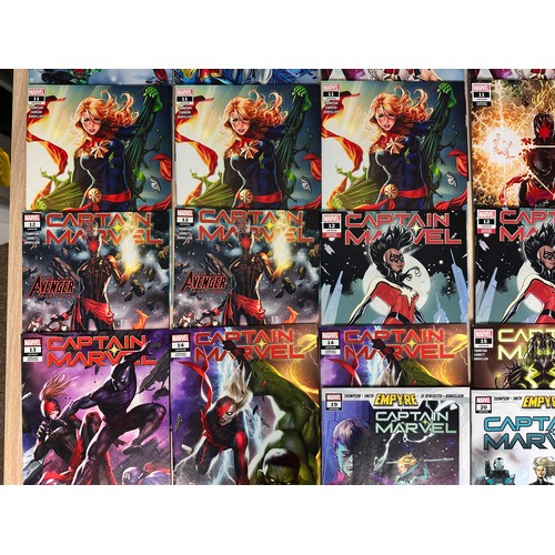 57 - CAPTAIN MARVEL Vol. 11. Bundle. Marvel Comics 2019.  
38 comics including duplicates and  variants. ... 