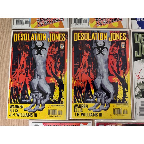 65 - DESOLATION JONES #1 - 8 plus Duplicates. Wildstorm  Comics 2005. Complete Series Run. 11 Comics in t... 