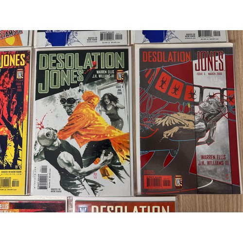 65 - DESOLATION JONES #1 - 8 plus Duplicates. Wildstorm  Comics 2005. Complete Series Run. 11 Comics in t... 