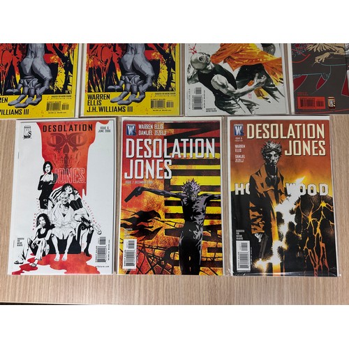 65 - DESOLATION JONES #1 - 8 plus Duplicates. Wildstorm  Comics 2005. Complete Series Run. 11 Comics in t... 