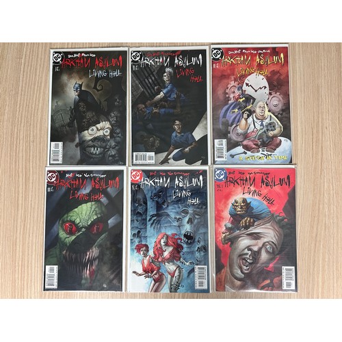 69 - ARKHAM ASYLUM LIVING HELL #1-6. Complete set of Batman Mini Series. DC Comics 2003VF.NM Condition. A... 