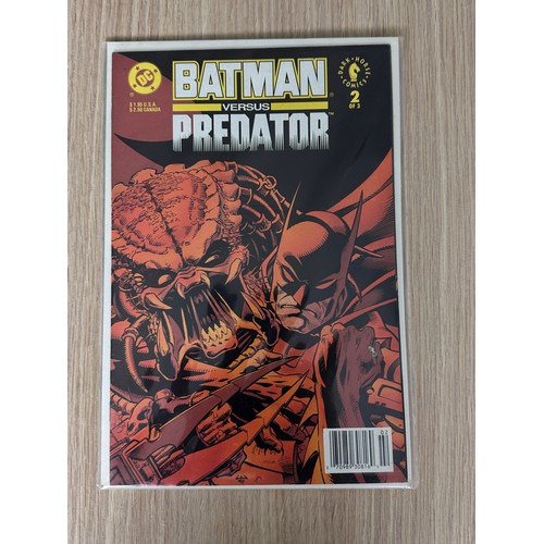 70 - BATMAN VERSUS PREDATOR #1 - 3. Complete set of the first run of  a three issue series. DC  Comics 19... 