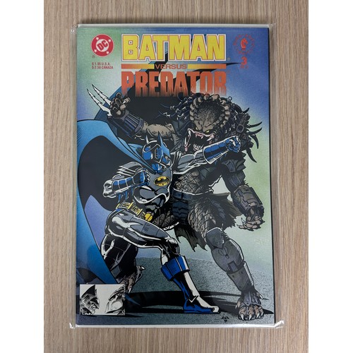 70 - BATMAN VERSUS PREDATOR #1 - 3. Complete set of the first run of  a three issue series. DC  Comics 19... 