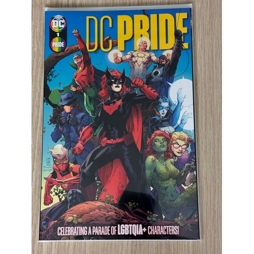 73 - DC PRIDE #1. DC Comics 2021. Key 1st Appearances. Jim Lee Cover. NM Condition. Bagged & Boarded.