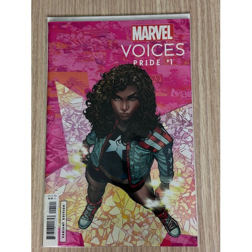 74 - MARVEL VOICES PRIDE #1 & LEGACY #1. Marvel Comics  2021 + 2022.
Featuring Pride #1 Phil Jimenez Vari... 