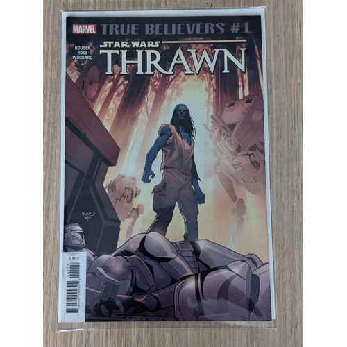 75 - TRUE BELIEVERS #1 STAR WARS: THRAWN. Marvel Comics 2019.  Reprint of  Thrawn #1. NM Condition. Bagge... 