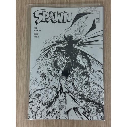 86 - SPAWN #314 - 316 Variant Issues.  Image Comics 2021.
#314 & 315 Variants by Greg Capullo inc sketch ... 