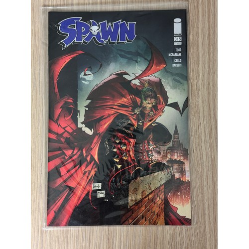 86 - SPAWN #314 - 316 Variant Issues.  Image Comics 2021.
#314 & 315 Variants by Greg Capullo inc sketch ... 