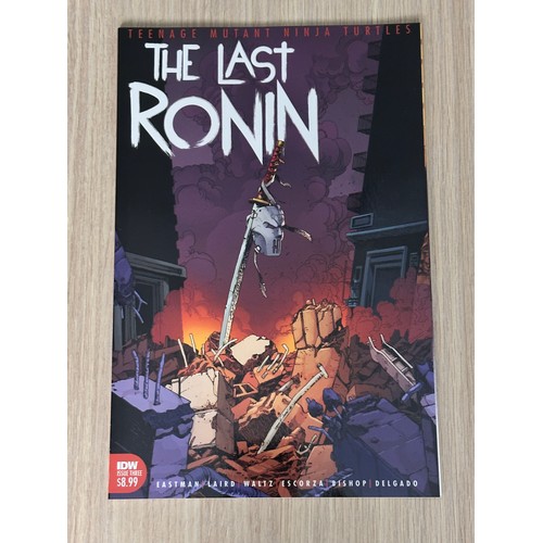 87 - TEENAGE MUTANT NINJA  TURTLES: THE LAST RONIN #1 - 3. IDW Comics 2020 First Prints. Very Collectible... 