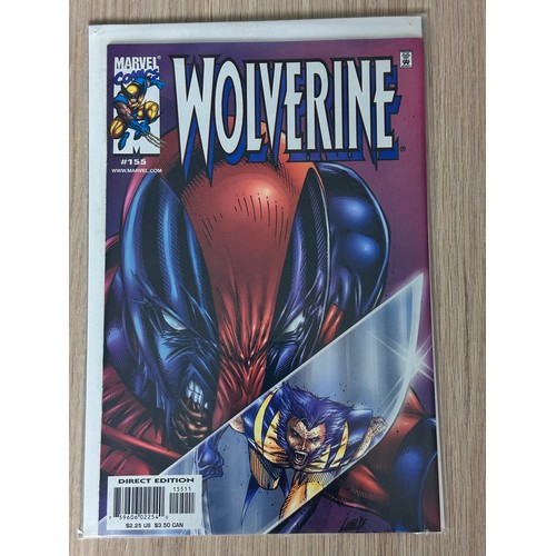 89 - WOLVERINE  Vol.2 #154 & #155. Two issue Deadpool guest Appearance. #155 Cover art inspired  by The I... 