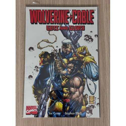 92 - WOLVERINE/CABLE: GUTS AND GLORY #1. Marvel Comics 1999. Origin of the first meeting and battle of Wo... 