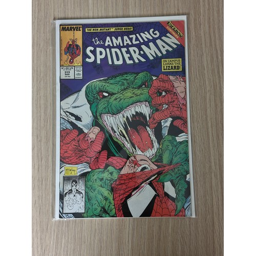 93 - THE AMAZING SPIDER-MAN #313. Marvel Comics 1989.  Cover art by Todd McFarlane featuring The Lizard. ... 