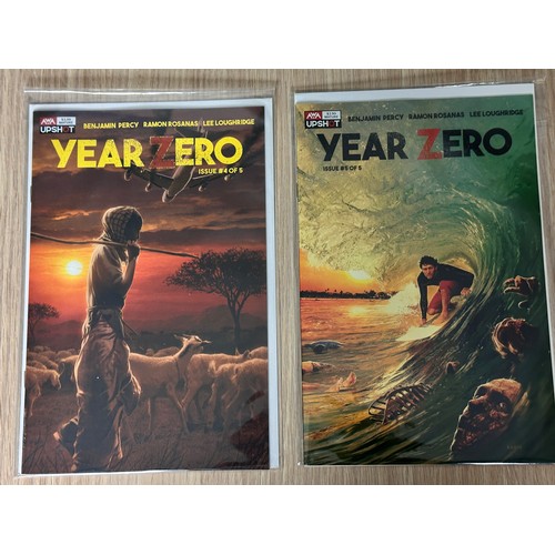 125 - YEAR ZERO #1 - 5. Complete set of Mini-Series. AWA Upshot Comics 2020. NM Condition. All Bagged & Bo... 