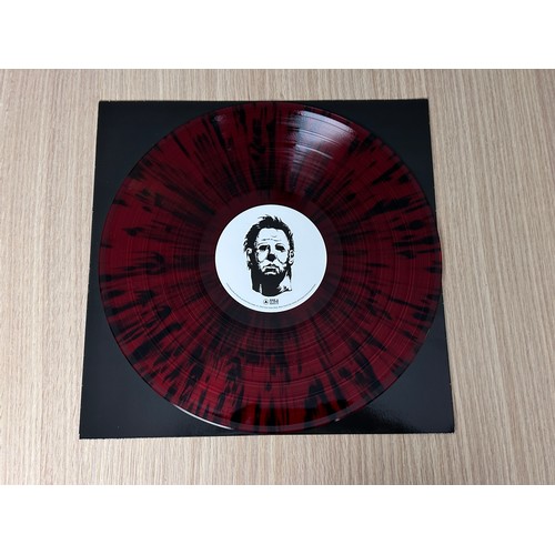 363 - HALLOWEEN SOUNDTRACK SIGNED BY JOHN CARPENTER - Limited Edition 'Art Edition' Red Vinyl Soundtrack L... 