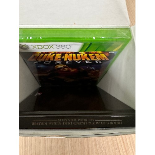 349B - Duke Nukem Forever Balls of Steel Edition Xbox 360 Limited Collectors Box Set. Including, Game, Figu... 