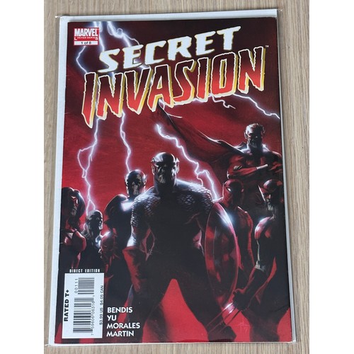 72 - SECRET INVASION #1.  Marvel Comics 2008. NM Condition. Bagged & Boarded.