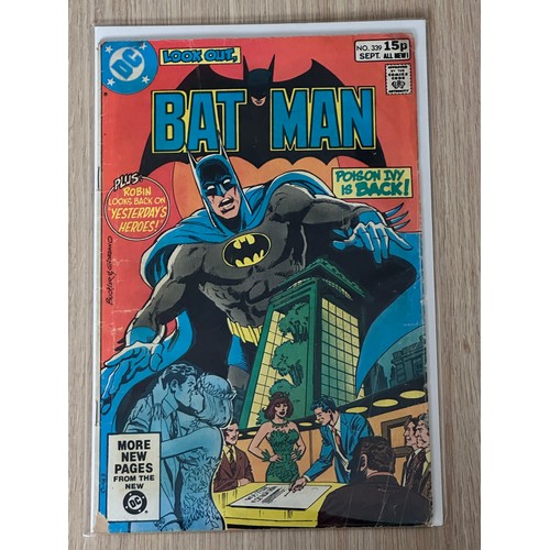 100 - Batman #339. DC Comics 1981. VG/FN Condition. Bagged & Boarded.