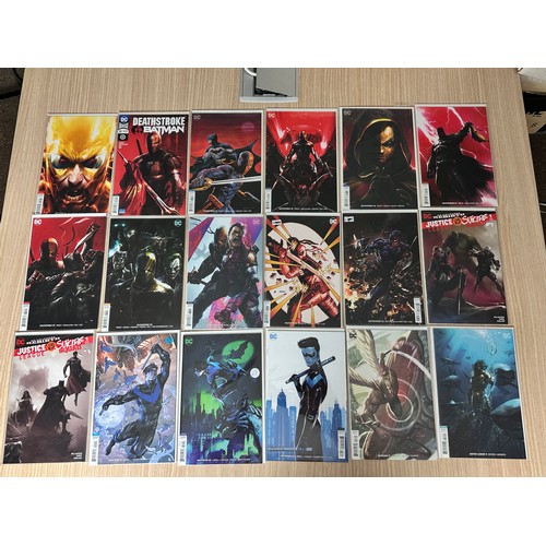 110 - Selection of DC variant covers (x18). DC Comics. Various  Titles. All VFN/NM Condition. All Bagged &... 