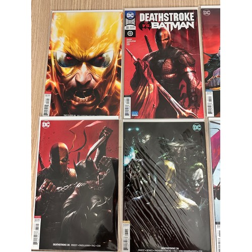 110 - Selection of DC variant covers (x18). DC Comics. Various  Titles. All VFN/NM Condition. All Bagged &... 