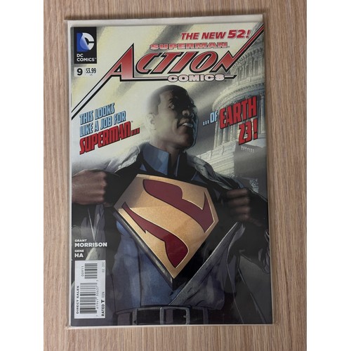 112 - Action Comics #9 (1st full app Cal Ellis, Superman of Earth-23). DC Comics.  Bagged & Boarded.