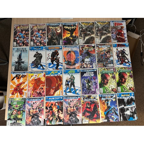 113 - DC New 52/Rebirth #1 issues (x28). DC Comics  28 comics in total. VFN Condition.